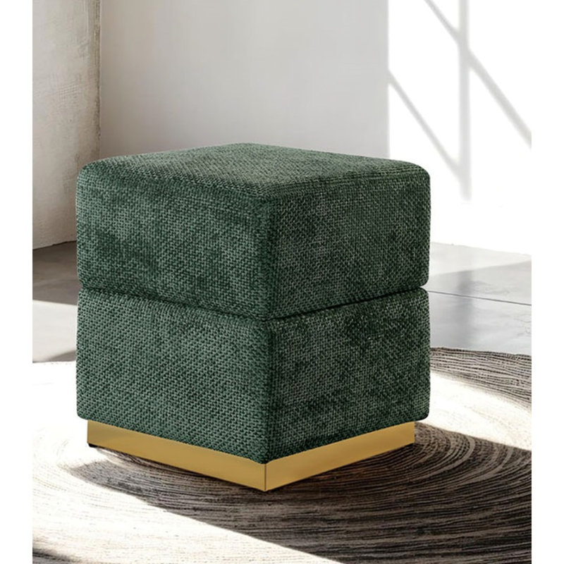 Tabouret d'appoint de style contemporain, Vert