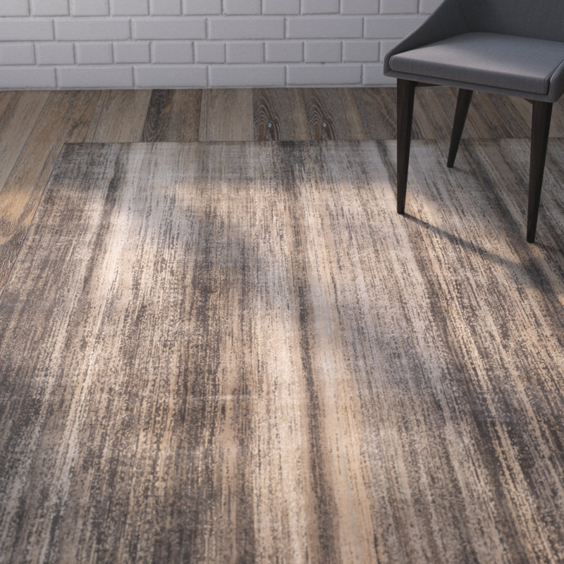 Tapis à rayures Pierrette, Rectangle 5 pi 3 po x 7 pi 6 po