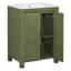 Petit meuble-lavabo avec lavabo en céramique