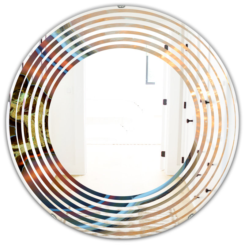 Miroir mural Wave, H 31,5 po x l po
