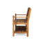Banc Imperial, bois, 17,75 po, profondeur de siège avec finition de rangement, 24,75 po de largeur