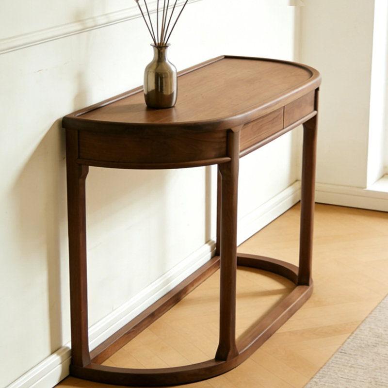 Console de style chinois rétro simple brun