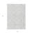 3' X 5' Ivory Beige And Tan Geometric Washable Indoor Outdoor Area Rug
