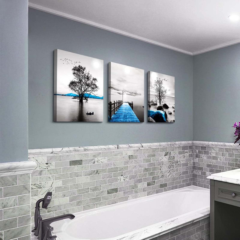 3 Piece Wrapped Canvas Print, 60 cm H x 40 cm W