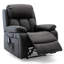 Faux Leather Heated Massage Chair-37674051-37674050