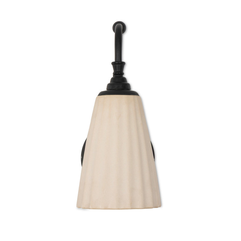 Wilma Sconce, Matte Black Iron