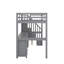 Lit mezzanine simple avec bureau et tiroirs-1942755025