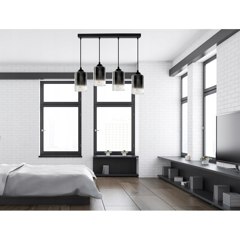 Ellian 4 - Light Black Pendant, Graphite