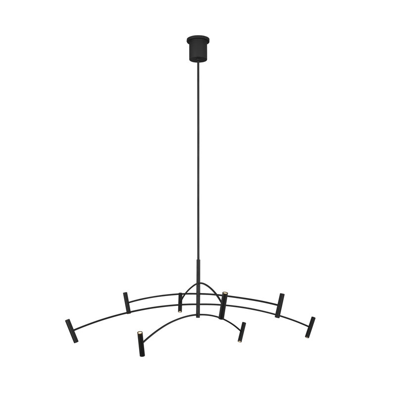 Aerial 8 - Light LED Chandelier