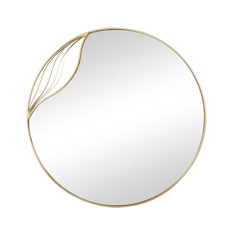 Miroir mural Stiller - Laiton