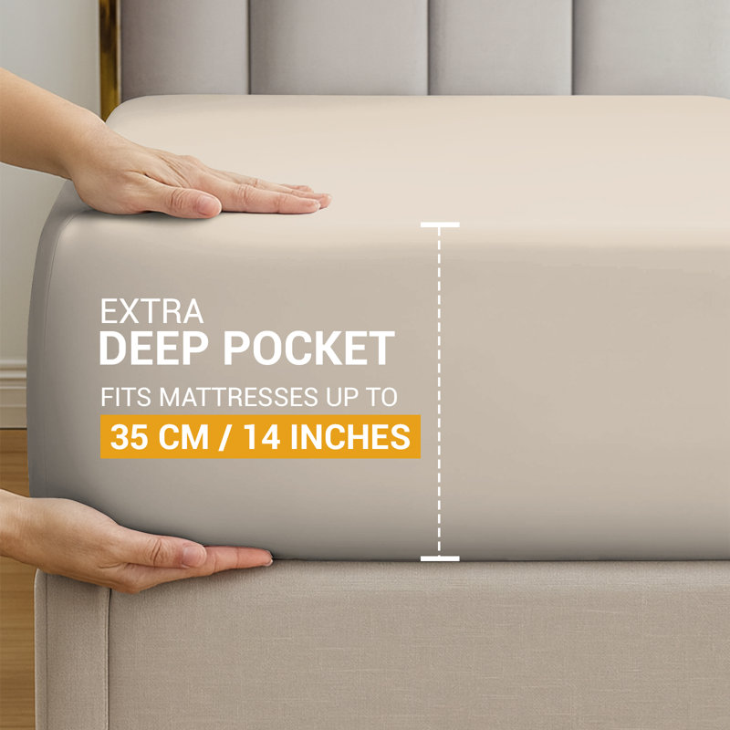 100% Cotton Flatweave Fitted Sheet, Single (3')