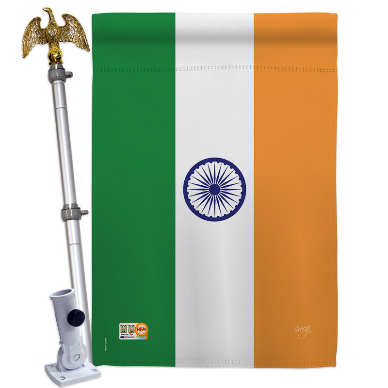 Ensemble de drapeaux en polyester 2 côtés 40 x 28 po