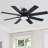 52" 8-blade Flush Mount Ceiling Fan  With Lights Remote Modern 3 Colors 6 Speeds -494076728