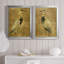«Gold Crane at Dusk I», ensemble de 2 reproductions d'art sur toiles-2092483607-2092483602-2016653008