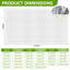 Moustiquaire de protection contre les insectes 10 pi x 20 pi-128317581