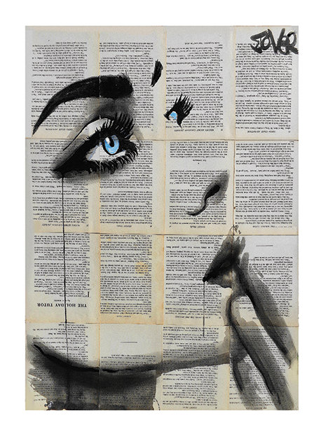 Loui Jover - Painting, 50cm H x 40cm W, No Mount