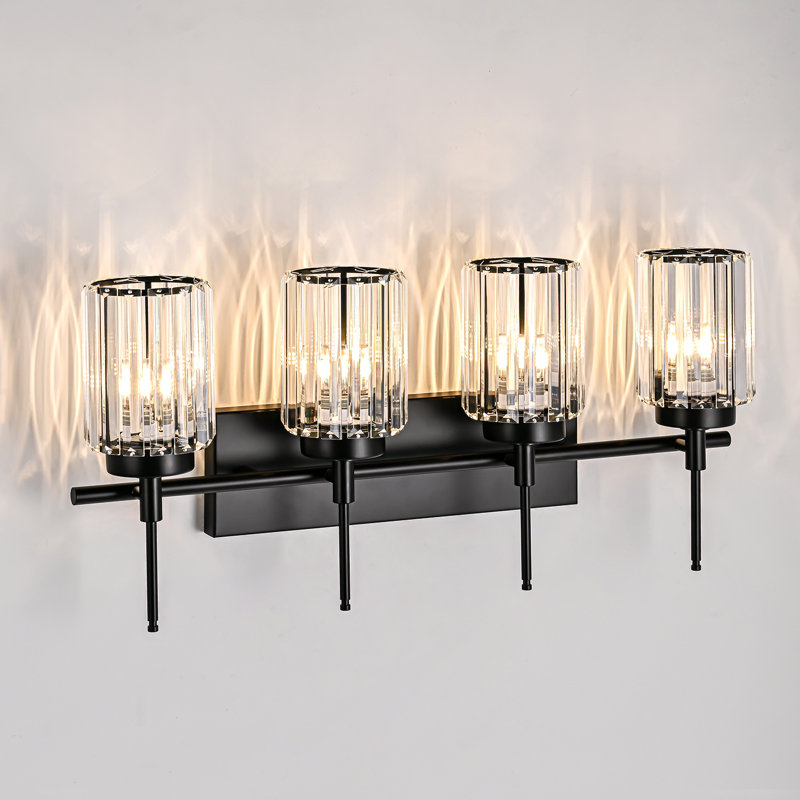Edgars Dimmable Vanity Light, Black, 4