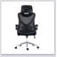 Chaise de bureau ergonomique essentielle avec appui-tête et soutien lombaire réglables, idéale pour le confort et une bonne posture.