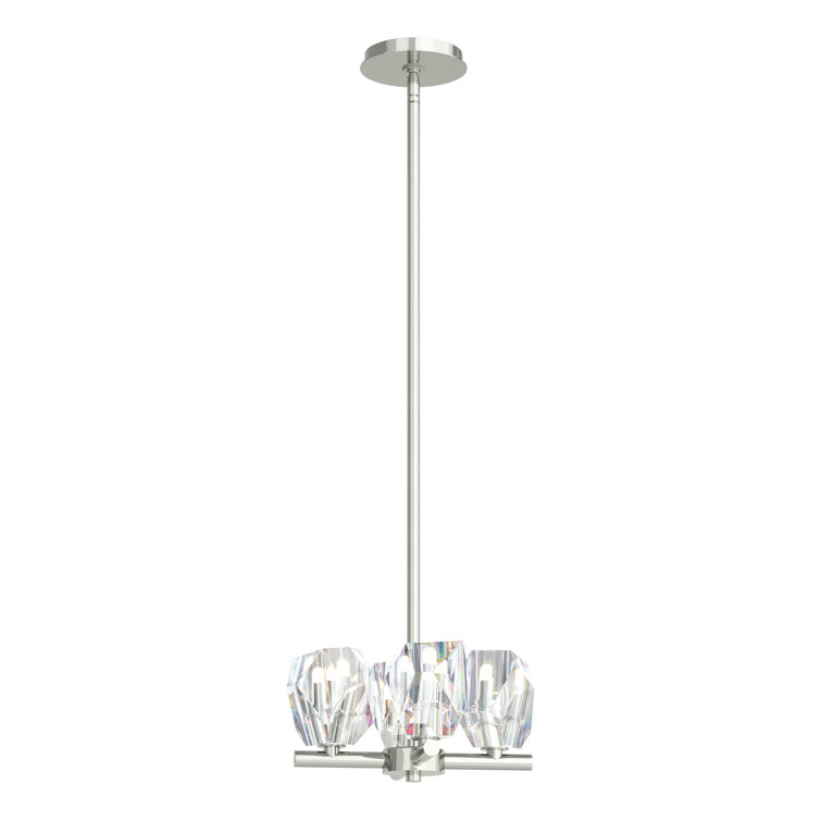 Gatsby 4 - Light Shaded Classic/Traditional Chandelier with Crystal Accents