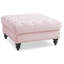 Repose-pieds polyvalent en velours polyvalent