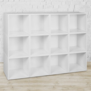 Winado 56 in. H x 18.5 in. W x 55.9 in. D White Plastic Portable Closet with Cube Organizer
