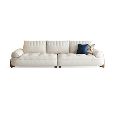 Coussin modulaire en mélange de polyester blanc