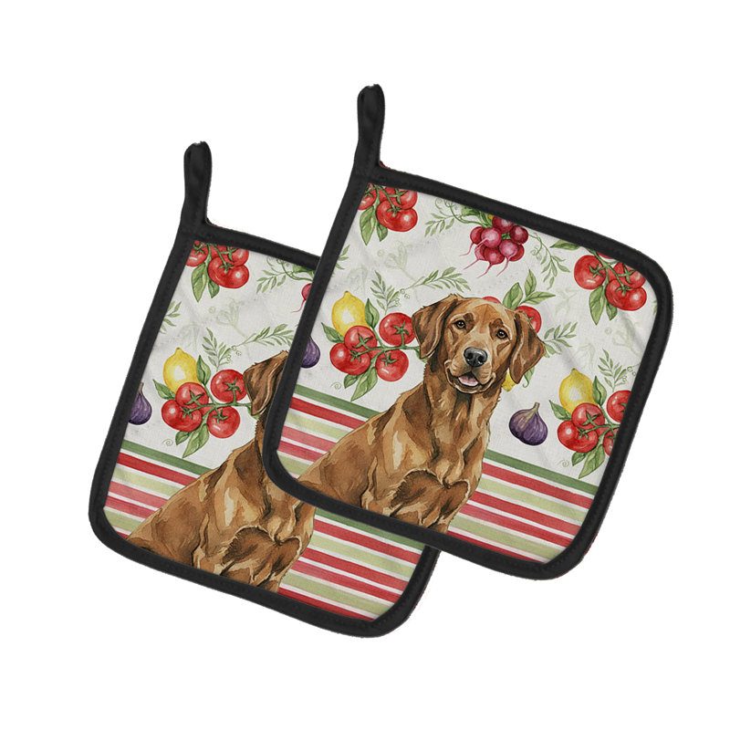 Paire de supports à casseroles Chesapeake Bay Retriever