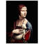 Lady With An Ermine by Leonardo Da Vinci - Wrapped Canvas Print