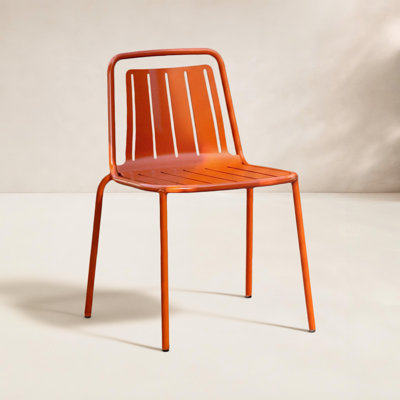 Chaise d'extérieur en métal Easy