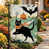 Chat noir et orange