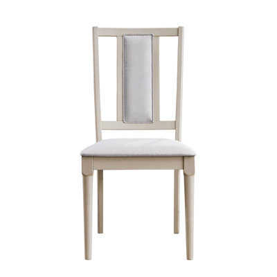 2 chaises d'appoint en lin beige - capacité de poids de 220 lb, siège de l 20 po, P 16 po, H 19 po, siège rembourré doux, structure en bois, base à double piédestal stable, cadre polyvalent pour l'ambiance de la salle à manger, réglages