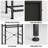 5-Drawer Fabric Dresser, Vertical Storage Chest with Wood Top, Tall Storage Organizer-118614668
