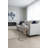 White Marble Top Table With A Nickel Plated Base-237385523