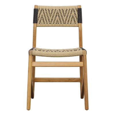 Lumen Teak Upholstered Dining Chair