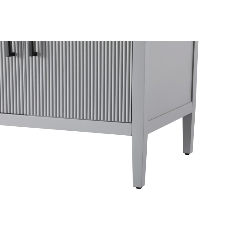 84 inch Double Bathroom Vanity, Gray