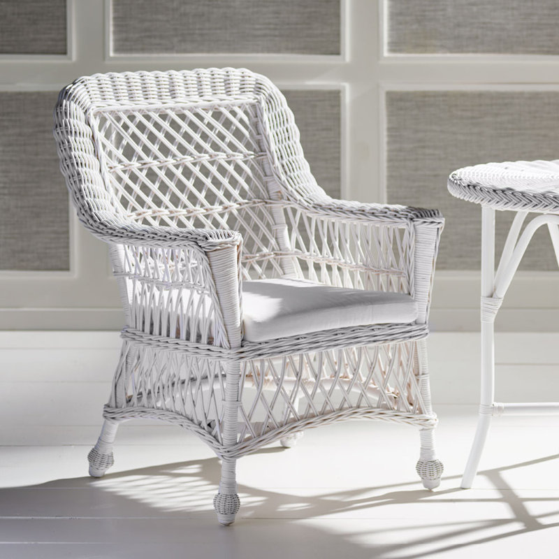 Outdoor Lounge Chair, White