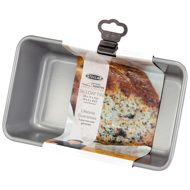 Stellar James Martin, Bakers Collection Non-Stick 2Ib Loaf Tin, 1.6L