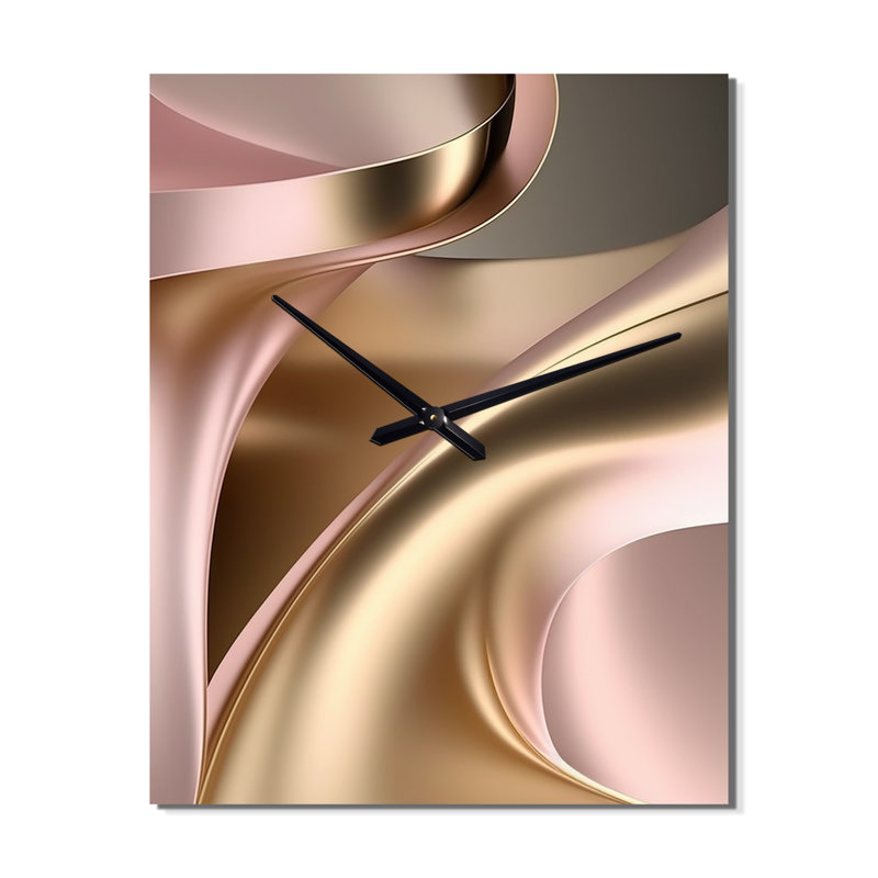 Horloge murale en aluminium Jereth, Moyen