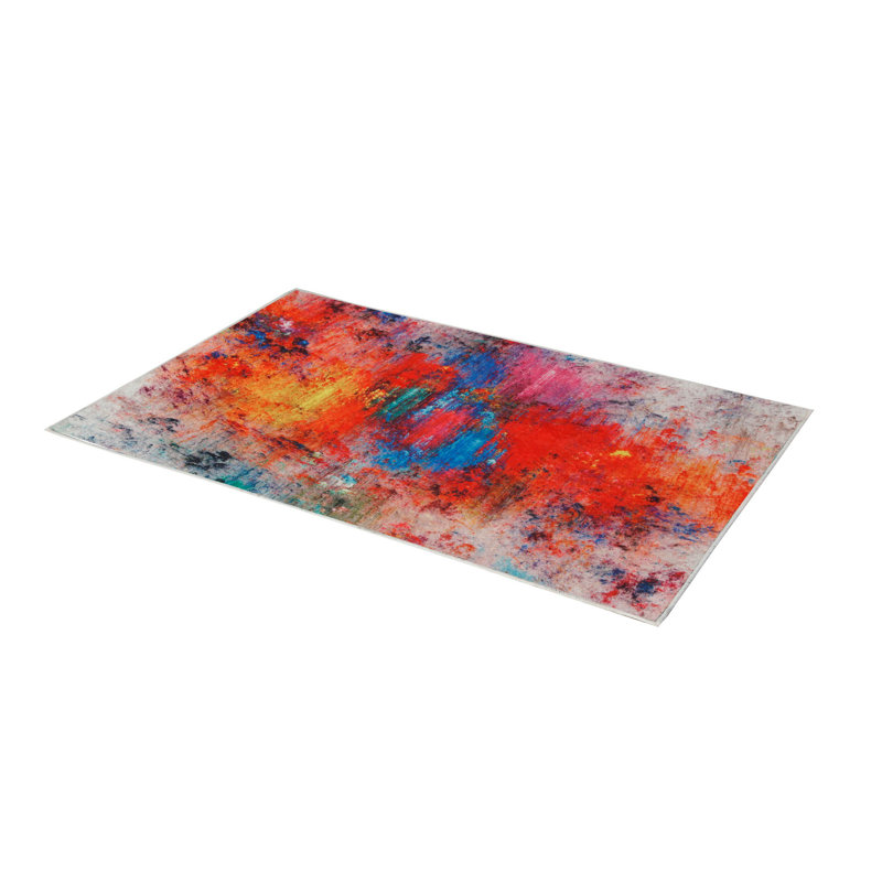 Premium Hall Carpet, 31.5 x 78.7 Inches | 100% Polyester, Antibacterial | 0.04 in Pile Height, Non-Slip Underside, Machine Washable | 3D Digital Printing | Ideal for Living Room & Entryway, Easy Maintenance