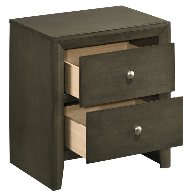 Table de bout Table de chevet moderne, Gris