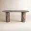 Ponce Desk-Rocky Brown Marble