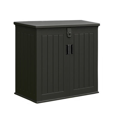 Jack Stonehouse 115cm W 775L Polypropylene Lockable Deck Box in Black
