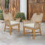 Teak Patio Dining Set with Extendable