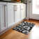 Premium Machine Washable Cerrito AMF551 Black Rug