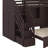 Twin-Over-Full Bunk Bed Featuring Storage Steps, Built-In Wardrobe, USB Ports & Lighting-1428411751