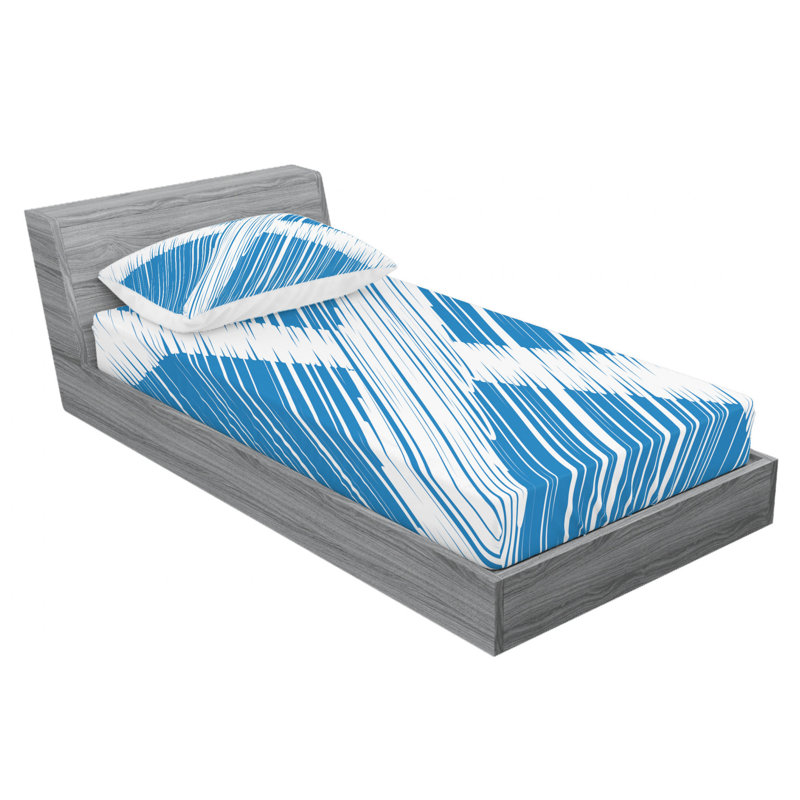 Ensemble de draps écosse, Ensemble de draps pour lit simple avec drap-housse