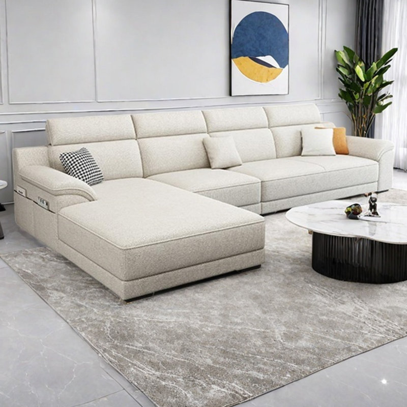 Canapé simple américain moderne, H 38,58 po x l 131,88 po x P 70,86 po