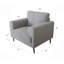 Loose Back Accent Chair, Living Room Chair