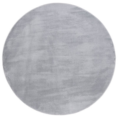 Tapis gris foncé en polyester / polypropylène tissé à la machine
