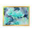 Turquoise de luxe abstrait, art fluide IV - peinture sur toile-67323381-67323392